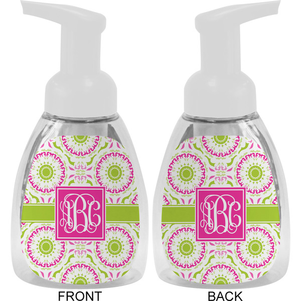 Pink & Green Suzani Foam Soap Bottle Approval - White