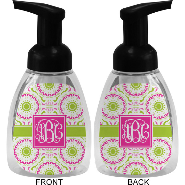Pink & Green Suzani Foam Soap Bottle (Front & Back)