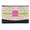 Pink & Green Suzani Genuine Leather Womens Wallet - Front/Main
