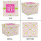 Pink & Green Suzani Gift Boxes with Lid - Canvas Wrapped - Large - Approval