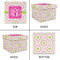 Pink & Green Suzani Gift Boxes with Lid - Canvas Wrapped - Medium - Approval