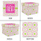 Pink & Green Suzani Gift Boxes with Lid - Canvas Wrapped - Small - Approval