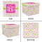 Pink & Green Suzani Gift Boxes with Lid - Canvas Wrapped - XX-Large - Approval