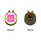 Pink & Green Suzani Golf Ball Hat Clip Marker - Apvl - GOLD