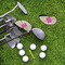 Pink & Green Suzani Golf Club Covers - LIFESTYLE