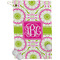 Pink & Green Suzani Golf Towel (Personalized)
