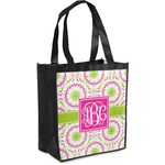 Pink & Green Suzani Grocery Bag (Personalized)