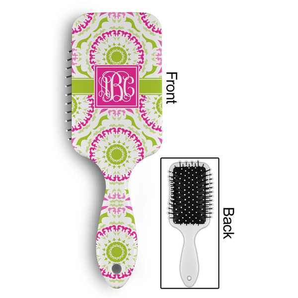 Pink & Green Suzani Hair Brush - Approval