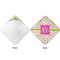 Pink & Green Suzani Hooded Baby Towel- Approval