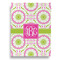 Pink & Green Suzani House Flags - Double Sided - BACK