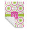 Pink & Green Suzani House Flags - Single Sided - FRONT FOLDED