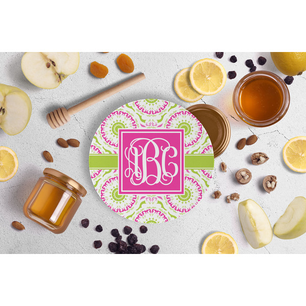 Pink & Green Suzani Jar Opener - Lifestyle Image