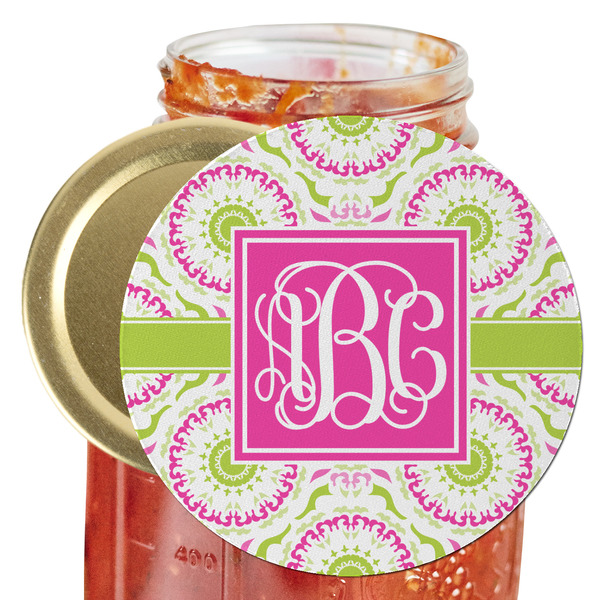 Custom Pink & Green Suzani Jar Opener (Personalized)