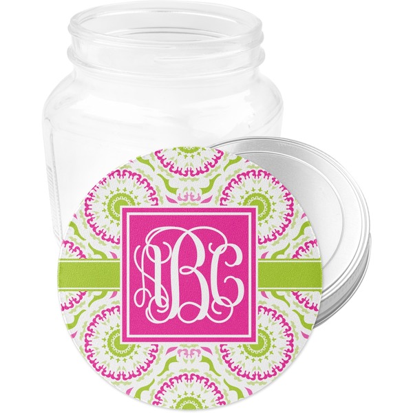 Pink & Green Suzani Jar Opener - Main