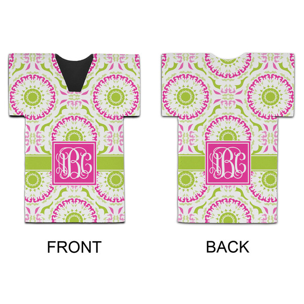 Pink & Green Suzani Jersey Bottle Cooler - APPROVAL