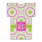 Pink & Green Suzani Jersey Bottle Cooler - BACK (flat)