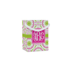 Pink & Green Suzani Jewelry Gift Bags - Matte (Personalized)