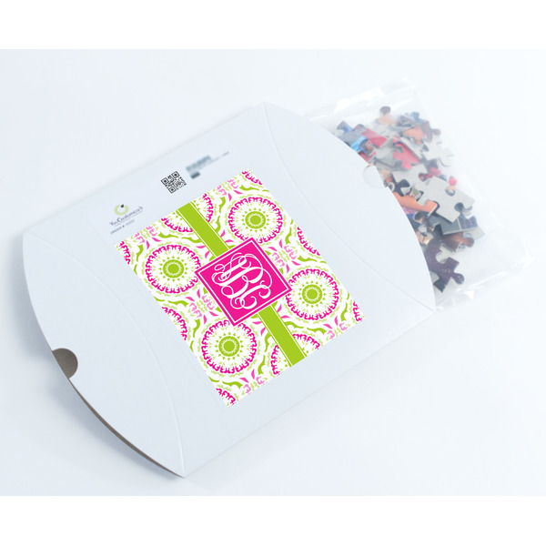 Pink & Green Suzani Jigsaw Puzzle 110 Piece - Box