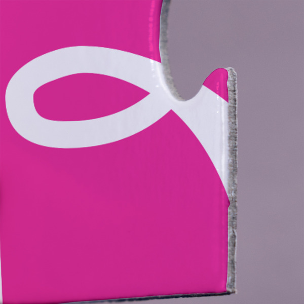 Pink & Green Suzani Jigsaw Puzzle 30 Piece  - Close Up