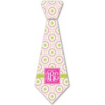 Pink & Green Suzani Iron On Tie (Personalized)