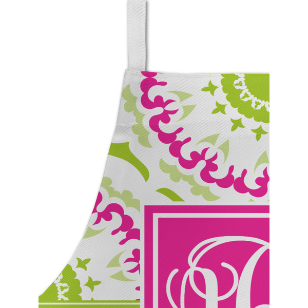 Pink & Green Suzani Kid's Aprons - Detail