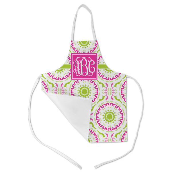 Pink & Green Suzani Kid's Aprons - Medium - Main (med/lrg)