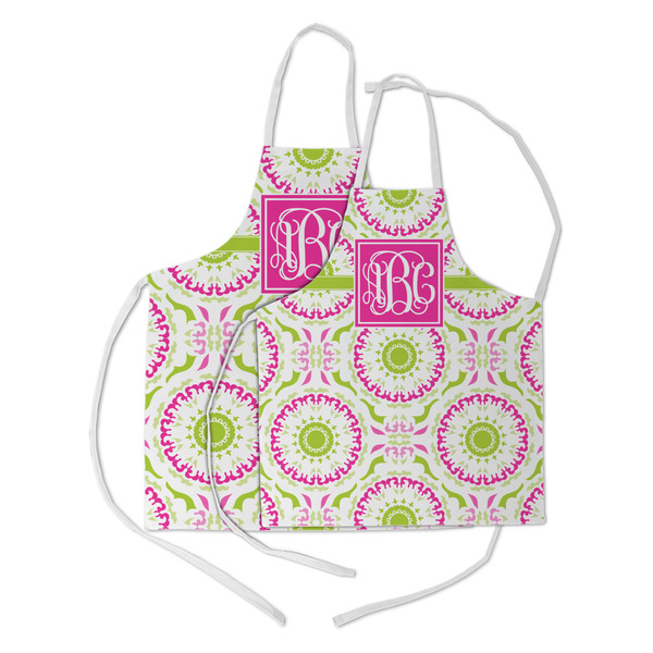 Pink & Green Suzani Kid's Aprons - Parent - Main