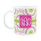 Pink & Green Suzani Plastic Kids Mug (Personalized)
