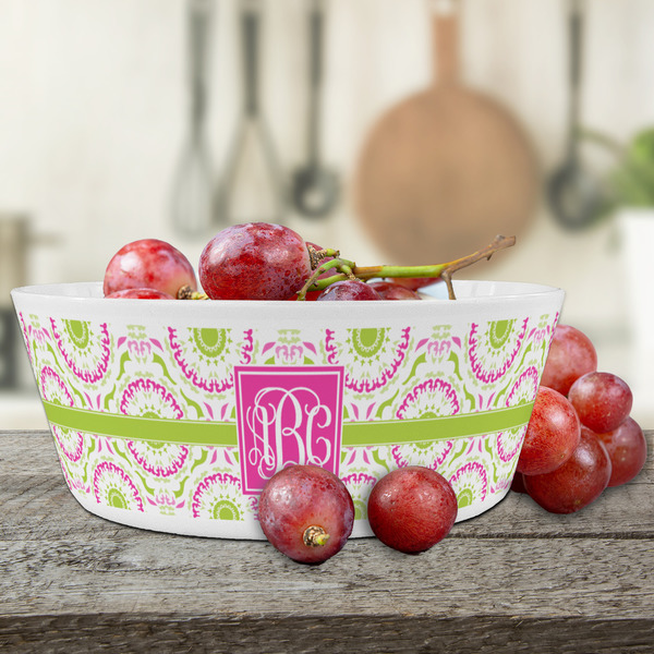 Pink & Green Suzani Kids Bowls - LIFESTYLE
