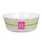 Pink & Green Suzani Kid's Bowl (Personalized)