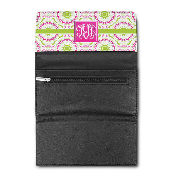 Pink & Green Suzani Ladies Wallet (Open)