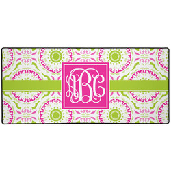 Pink & Green Suzani Gaming Mouse Pad (Personalized)