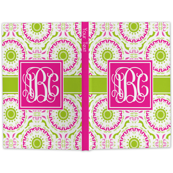 Pink & Green Suzani Large Hard Cover Journal - Apvl