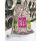 Pink & Green Suzani Laundry Bag in Laundromat