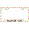 Pink & Green Suzani License Plate Frame - Style C