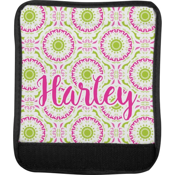 Pink & Green Suzani Luggage Handle Wrap (Approval)