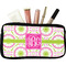 Pink & Green Suzani Makeup / Cosmetic Bag - Small (Personalized)
