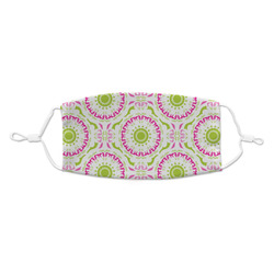 Pink & Green Suzani Kid's Cloth Face Mask
