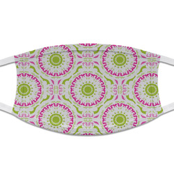 Pink & Green Suzani Cloth Face Mask (T-Shirt Fabric)