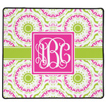 Pink & Green Suzani XL Gaming Mouse Pad - 18" x 16" (Personalized)