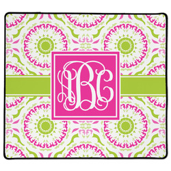 Pink & Green Suzani XL Gaming Mouse Pad - 18" x 16" (Personalized)