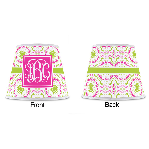 Pink & Green Suzani Poly Film Empire Lampshade - Approval