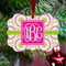 Pink & Green Suzani Metal Benilux Ornament - Lifestyle