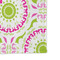 Pink & Green Suzani Microfiber Dish Rag - DETAIL