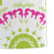 Pink & Green Suzani Microfiber Dish Towel - DETAIL