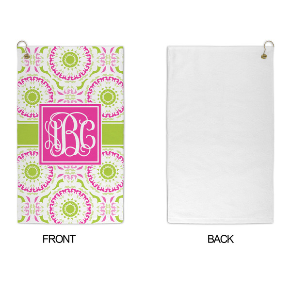 Pink & Green Suzani Microfiber Golf Towels - APPROVAL
