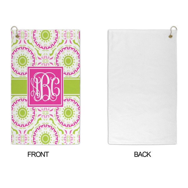 Pink & Green Suzani Microfiber Golf Towels - APPROVAL