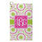 Pink & Green Suzani Microfiber Golf Towels - Small - FRONT