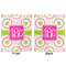 Pink & Green Suzani Minky Blanket - 50"x60" - Double Sided - Front & Back