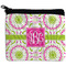 Pink & Green Suzani Rectangular Coin Purse (Personalized)